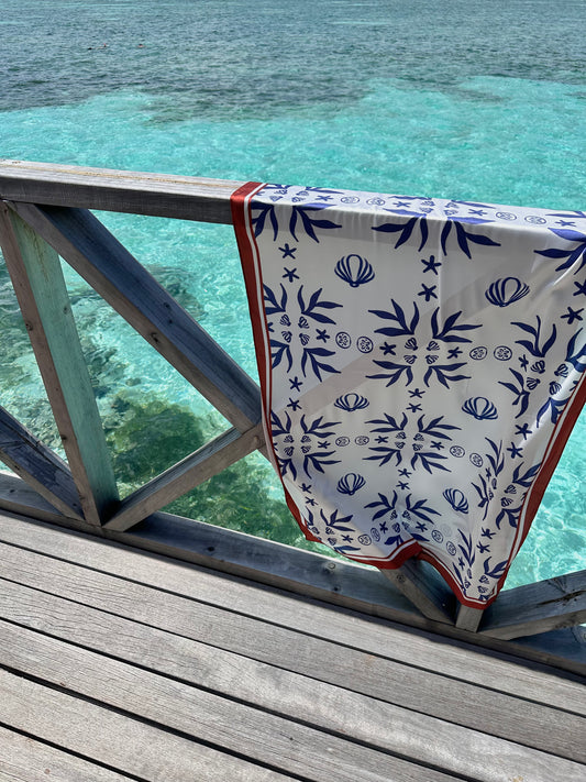 Beneath the Blue — the Boli Shawl
