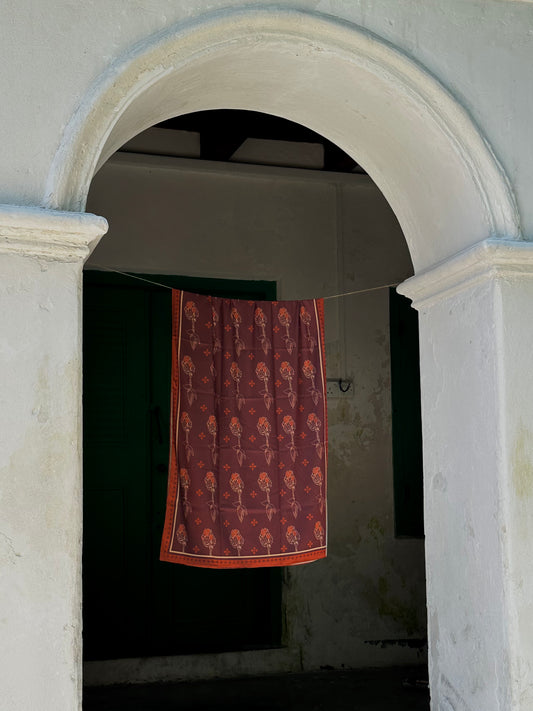 Island Harvest Shawl - Brown