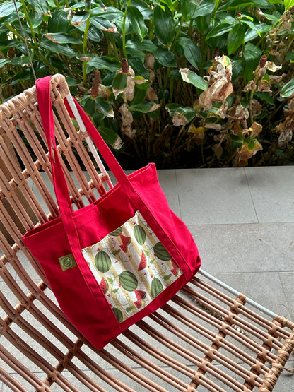 Karaa ( Watermelon ) Tote Bag