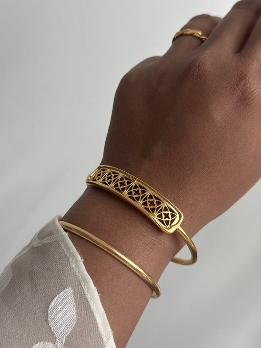 Jaali Cuff Bangle
